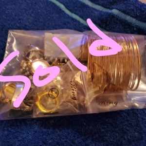 Bag of costume jewelry